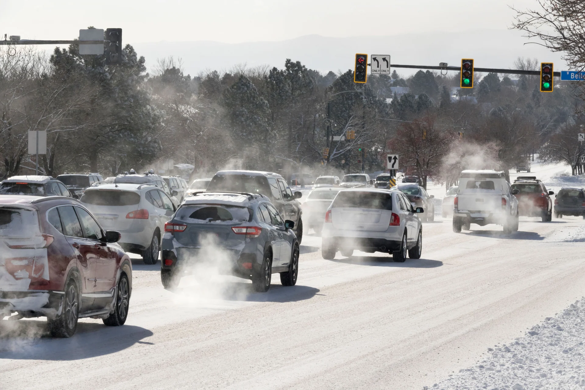 snow pollution