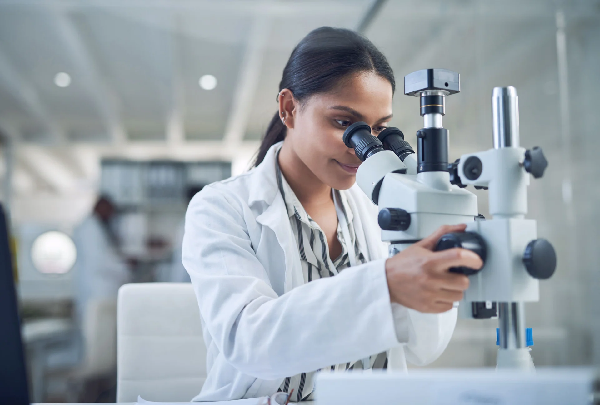scientist working
